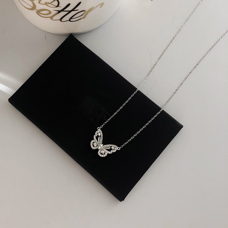 Butterfly Pendant Necklace - LOMEO