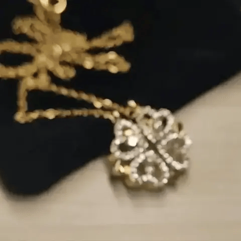 Lucky Heart Necklace・四つ葉のハートネックレス - LOMEO