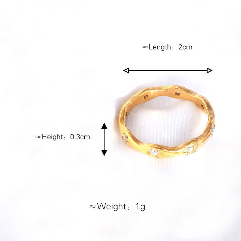 ジオメトリックウェーブリング - LOMEO