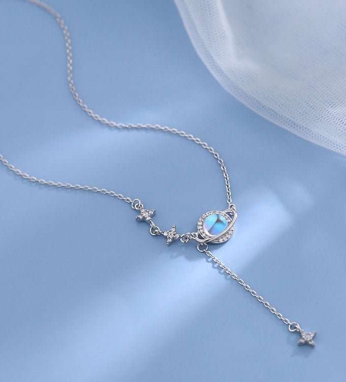 S925 スターリングシルバースターユニバースネックレス - LOMEO