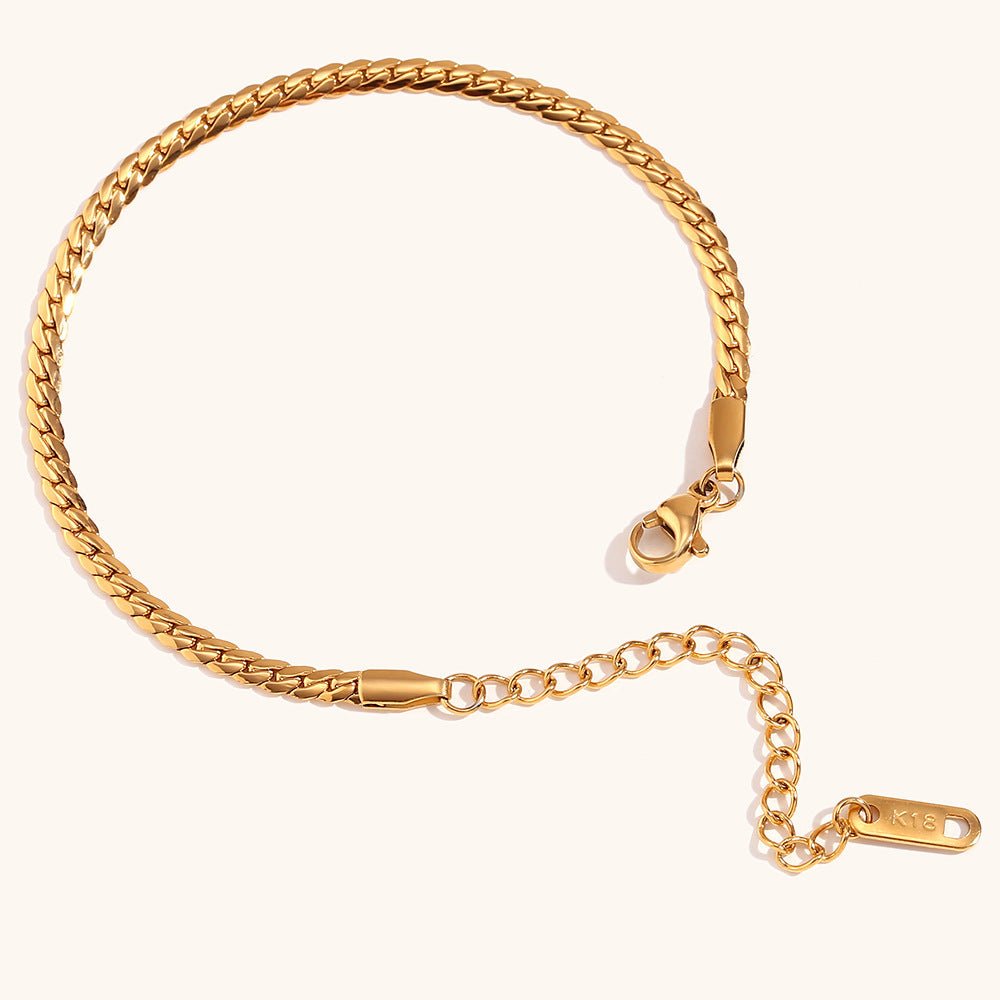 プチプラネックレス ゴールドブレスレット 2.7MM – LOMEO