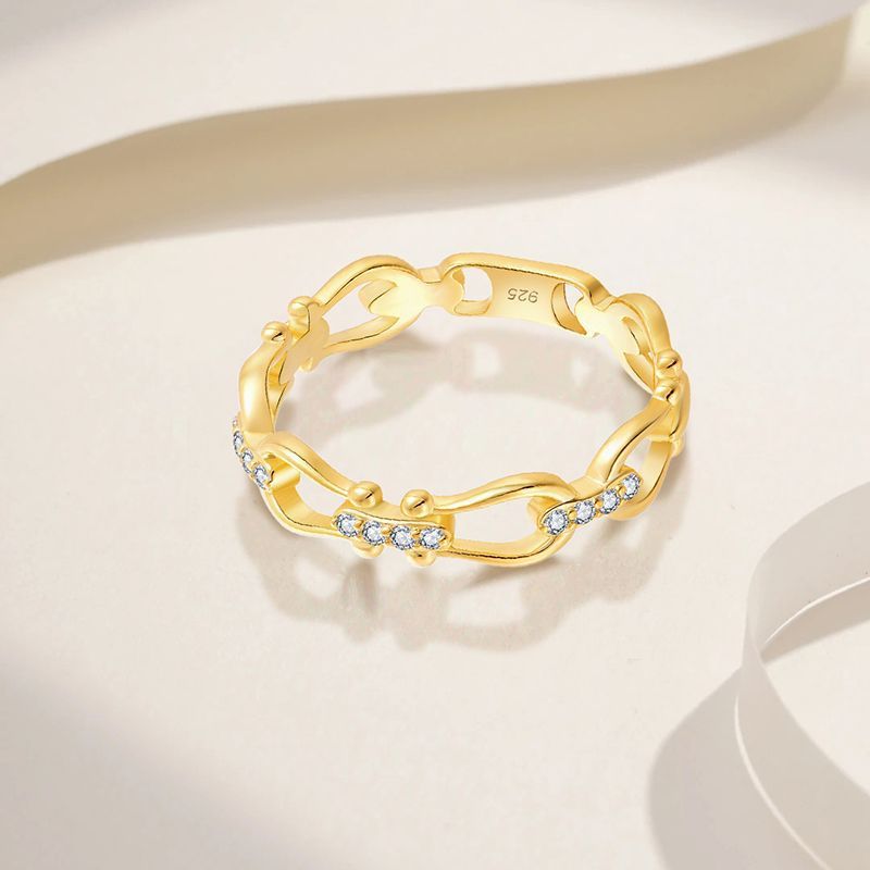 925スターリングシルバーハートリング - LOMEO