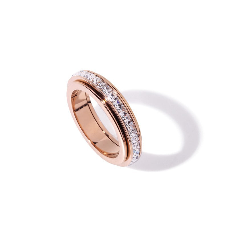 【全3色】そっと、心を整えるリング — Spinner Ring