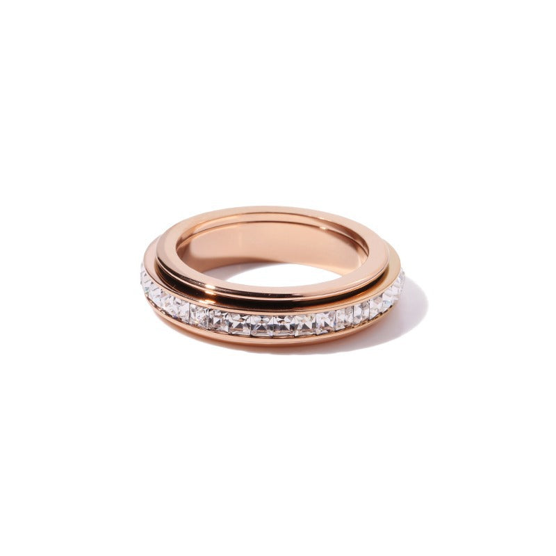 【全3色】そっと、心を整えるリング — Spinner Ring