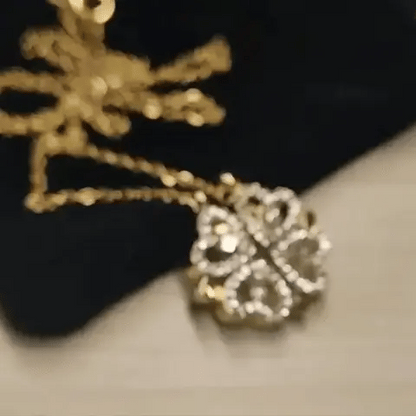 Lucky Heart Necklace・四つ葉のハートネックレス - LOMEO