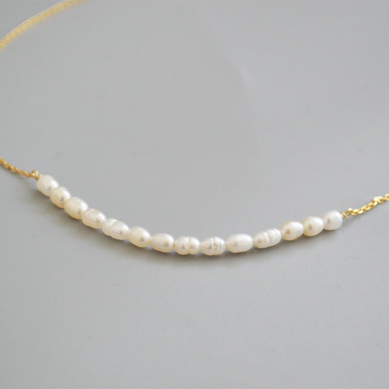 Pearl Chain Clavicle Chain - LOMEO