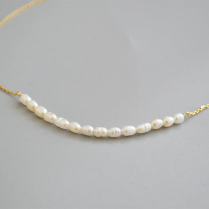 Pearl Chain Clavicle Chain - LOMEO