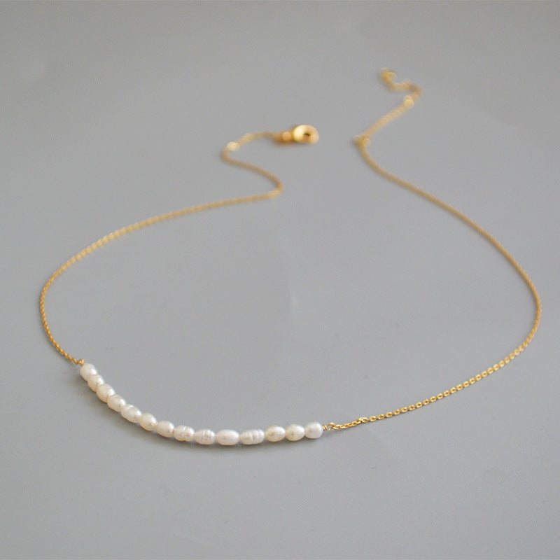 Pearl Chain Clavicle Chain - LOMEO