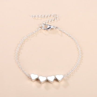 ハートチェーンブレスレット - LOMEO