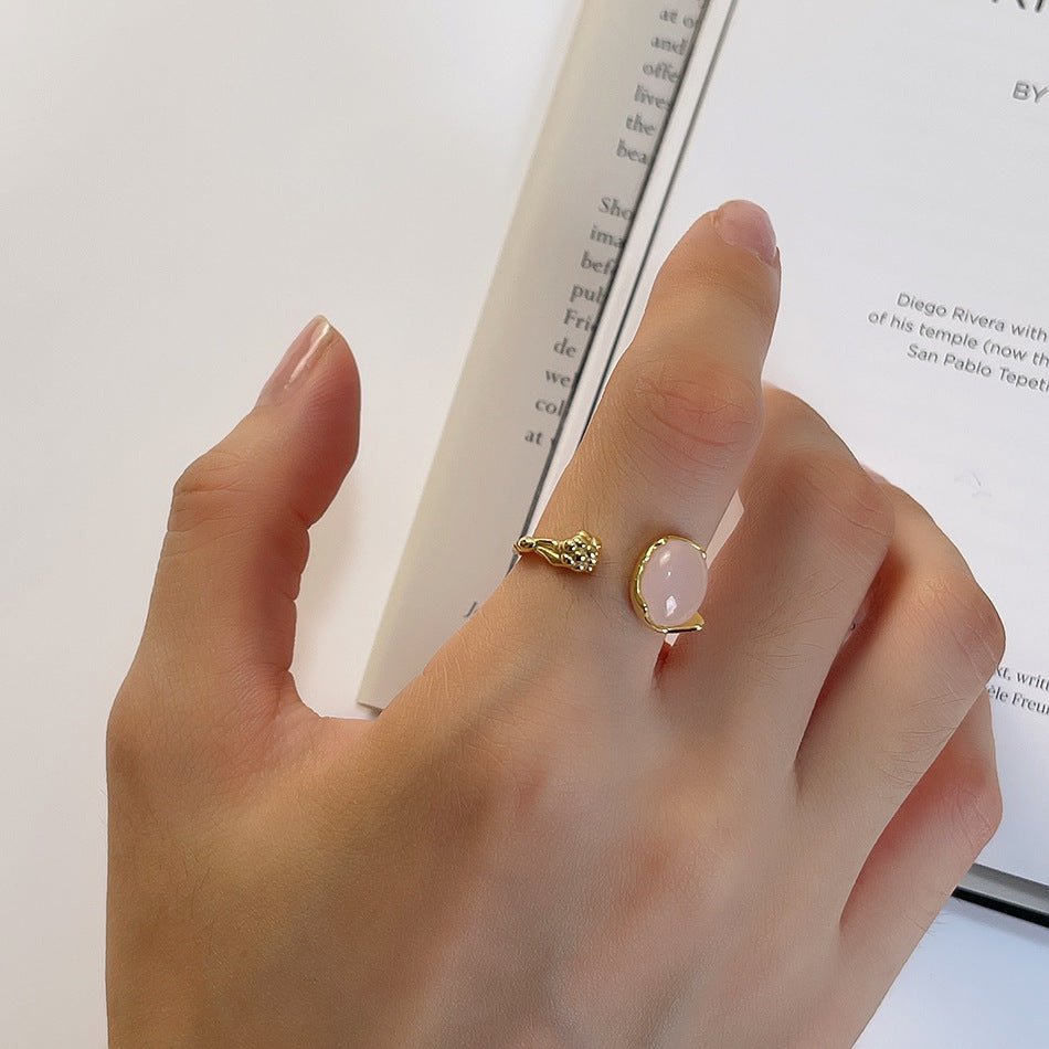 ロマンティックピンクトーンリング - LOMEO