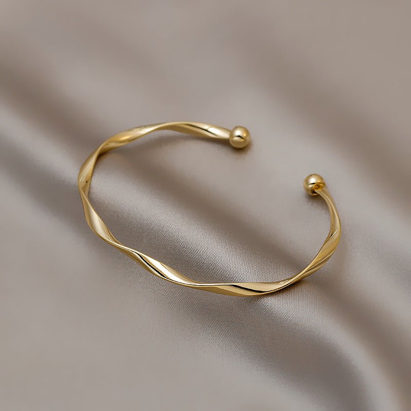 ツイストデザインシンプルファッションブレスレット - LOMEO