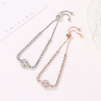 ハートシェイプジルコニアブレスレット - LOMEO