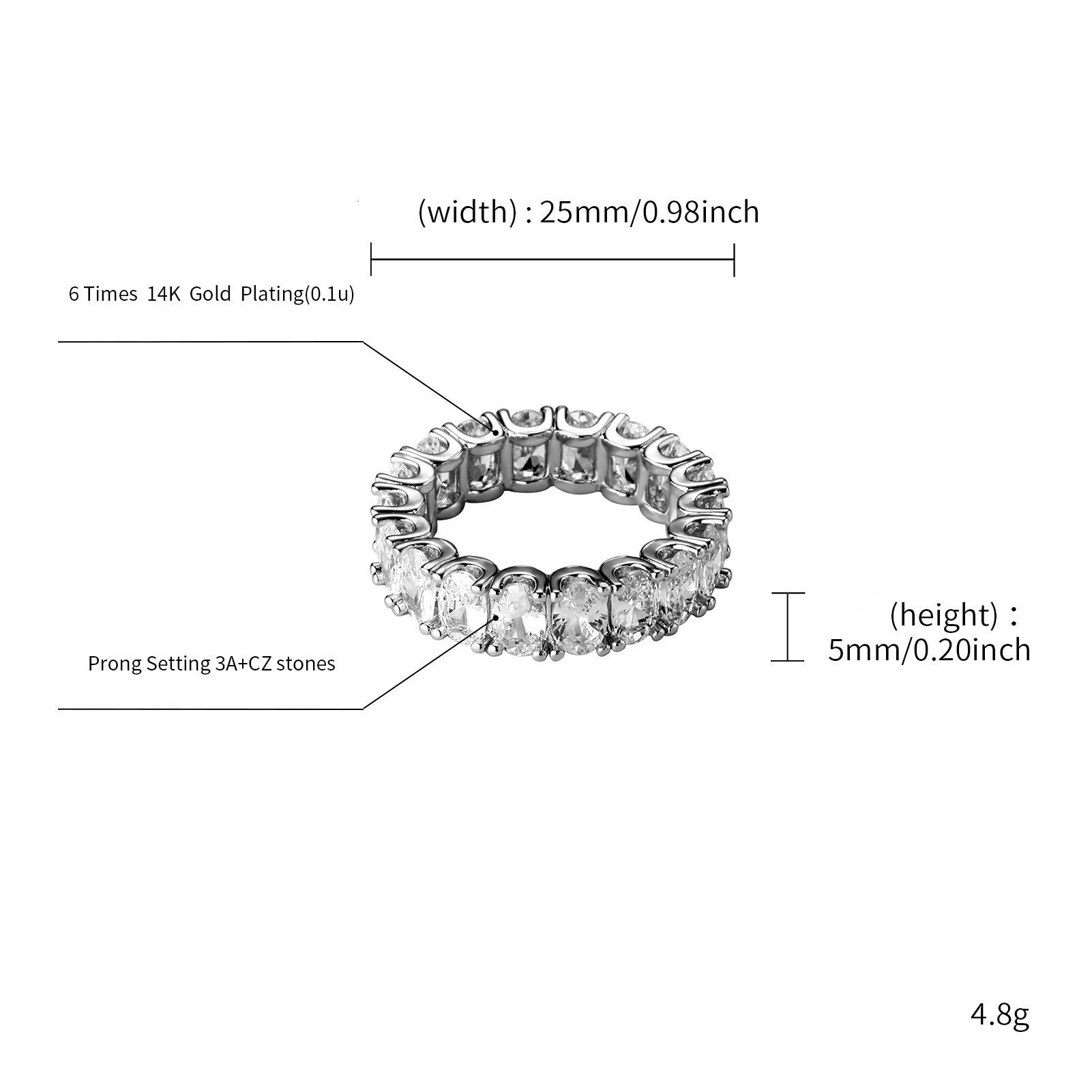 シンプルジオメトリックリング - LOMEO