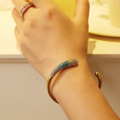 ゴールドパールタイタニウムブレスレット - LOMEO