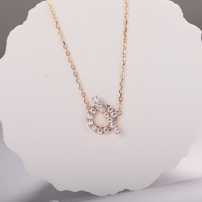S925シルバーピッグノーズネックレス - LOMEO