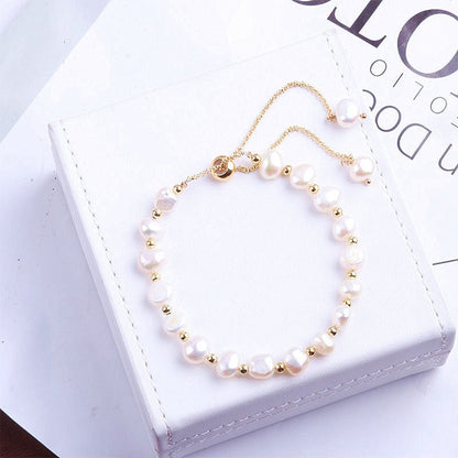 Women's Special - shaped Bead Bracelet Pull - out Special - interest Design High - grade All - matching - LOMEO